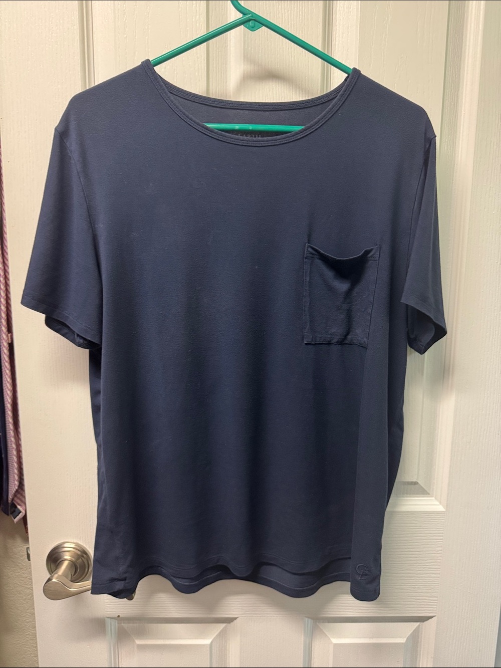 Classic Navy Short-Sleeve Pocket Tee